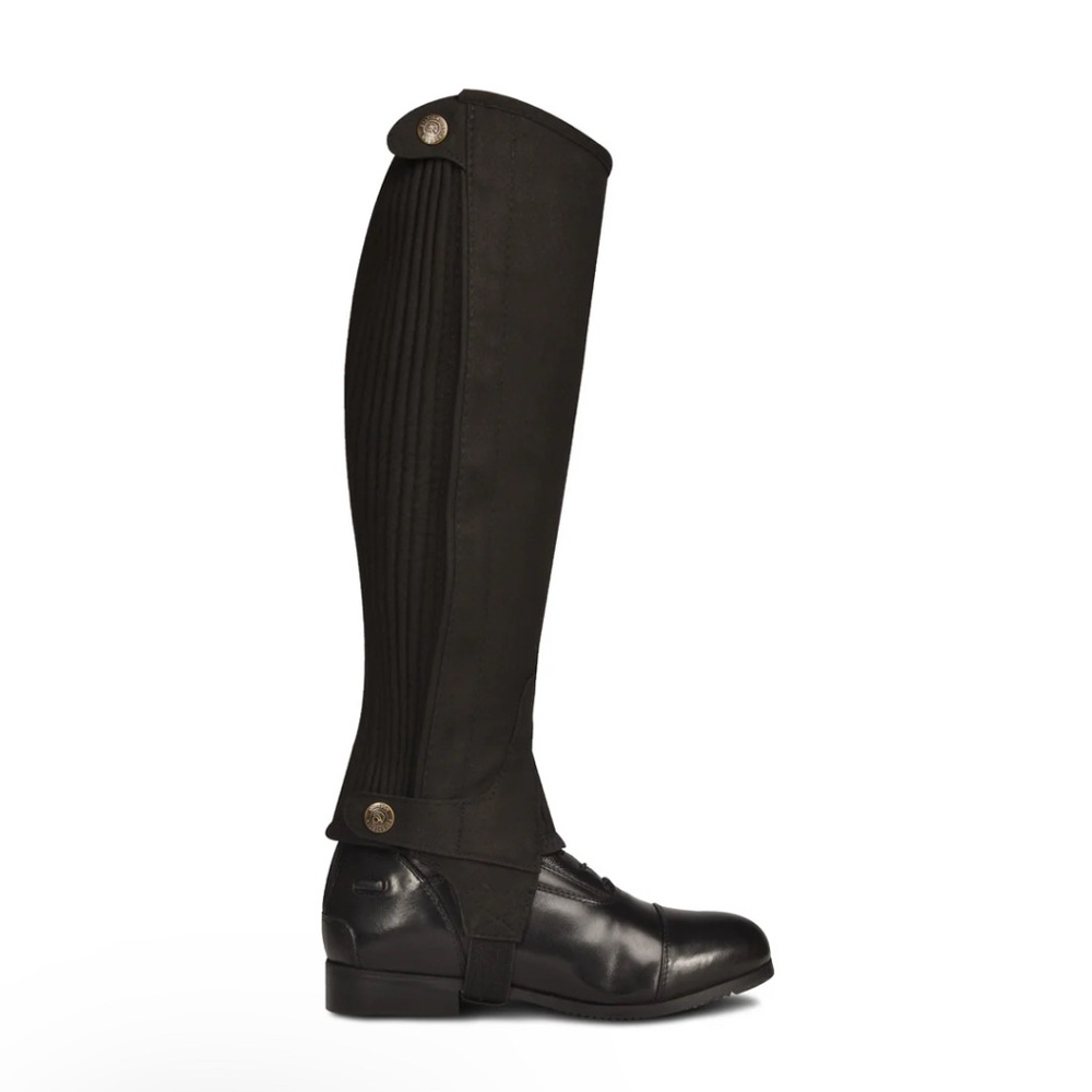 Ovation Riding Half Chaps ‘Amara Ribbed’ Black Barely Worn